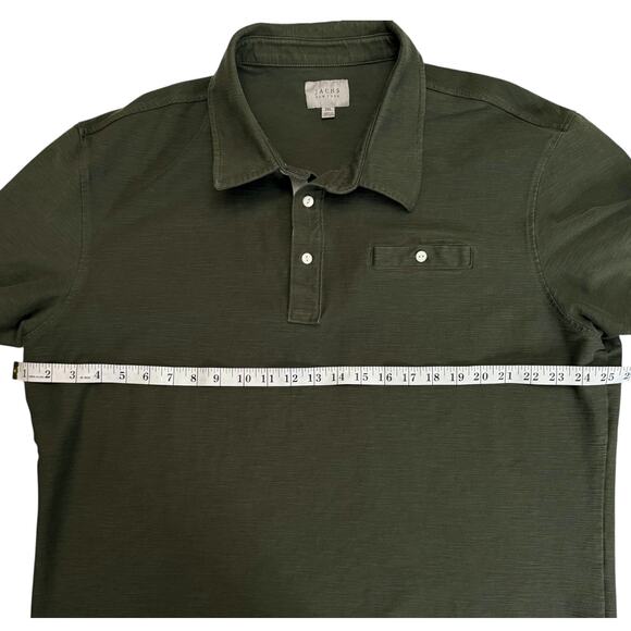 JACHS New York Men’s 2XL Polo Shirt Olive Green Stretch Cotton Blend Casual Wear - Picture 10 of 11